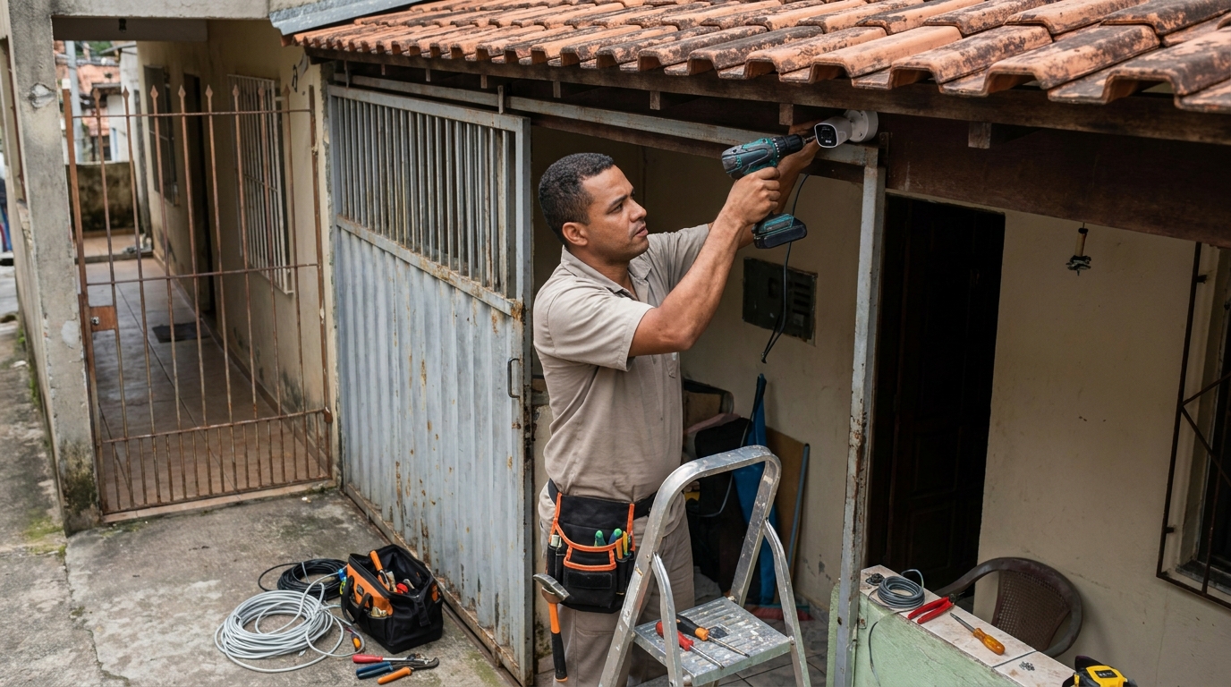 Instalação de Câmera Residencial em Cuiabá‑MT