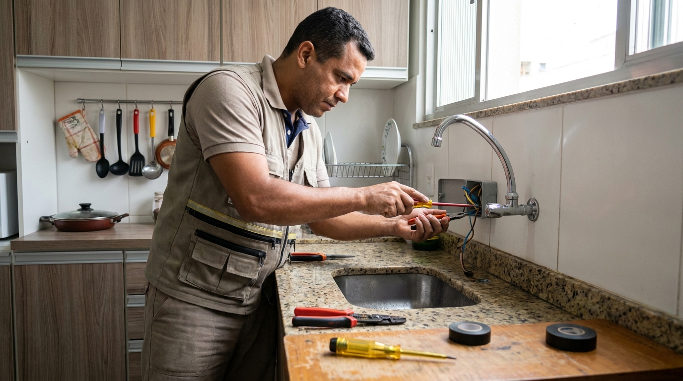 Instalação em Cozinha ou Área Gourmet em Cuiabá‑MT